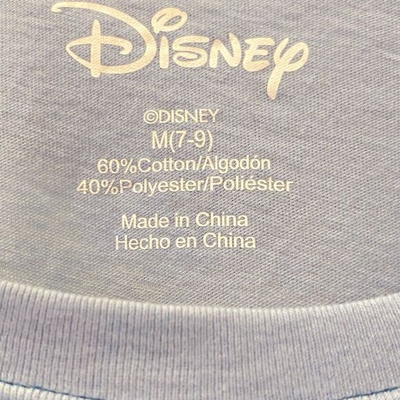 Disney Stitch Blue M 7-9 Juniors , super sweet, Stitch Washed Tees, - Picture 5 of 9